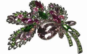 Colourful Flower Cluster Brooch