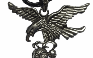 Silver Flying Bird Necklace