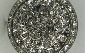Large Cluster Ring on Bronze Coloured Band