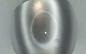 Large Silver/Grey Resin Ring
